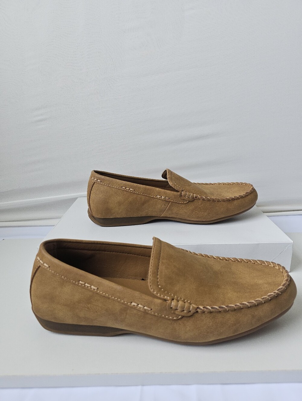 Frye & Co. Sloane Men's Tan Driving Moccasins Loafers 9.5M